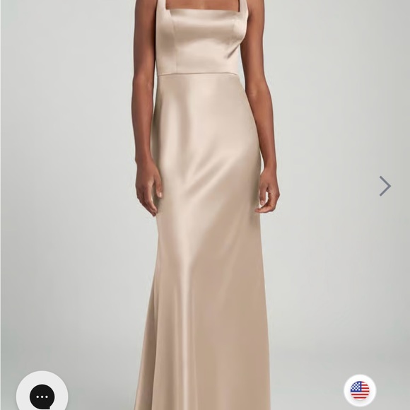 Jenny Yoo Dresses & Skirts - Jenny Yoo Champagne Maxi Dress